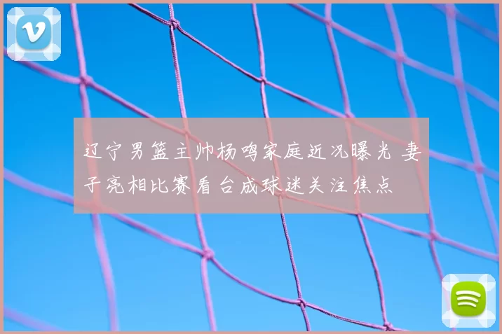 辽宁男篮主帅杨鸣家庭近况曝光 妻子亮相比赛看台成球迷关注焦点
